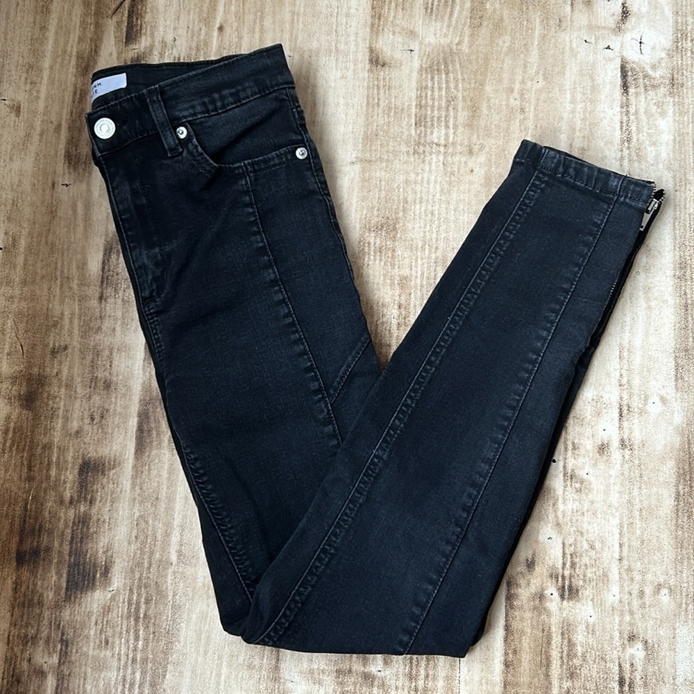 Dynamite Kate Black Faded Skinny Jeans